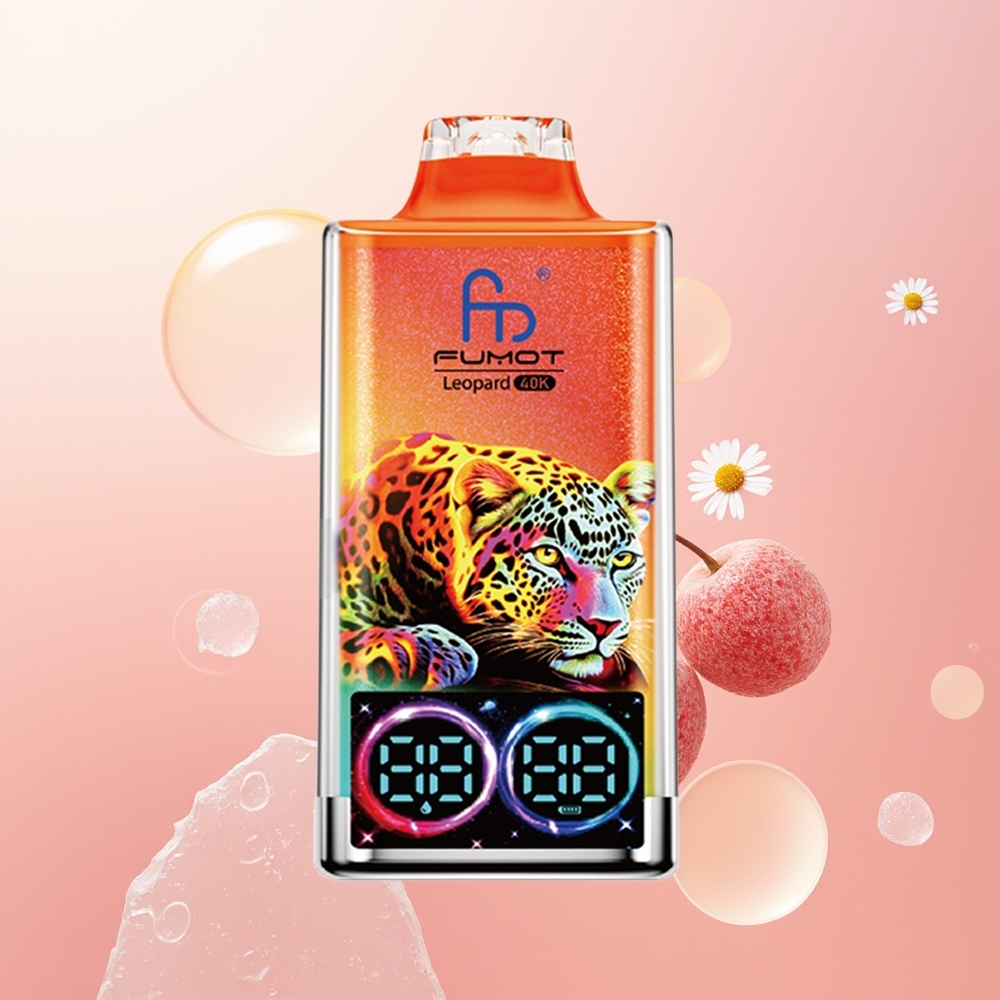 Fumot Leopard 40K كرز جليدي 5% شبكة مزدوجة