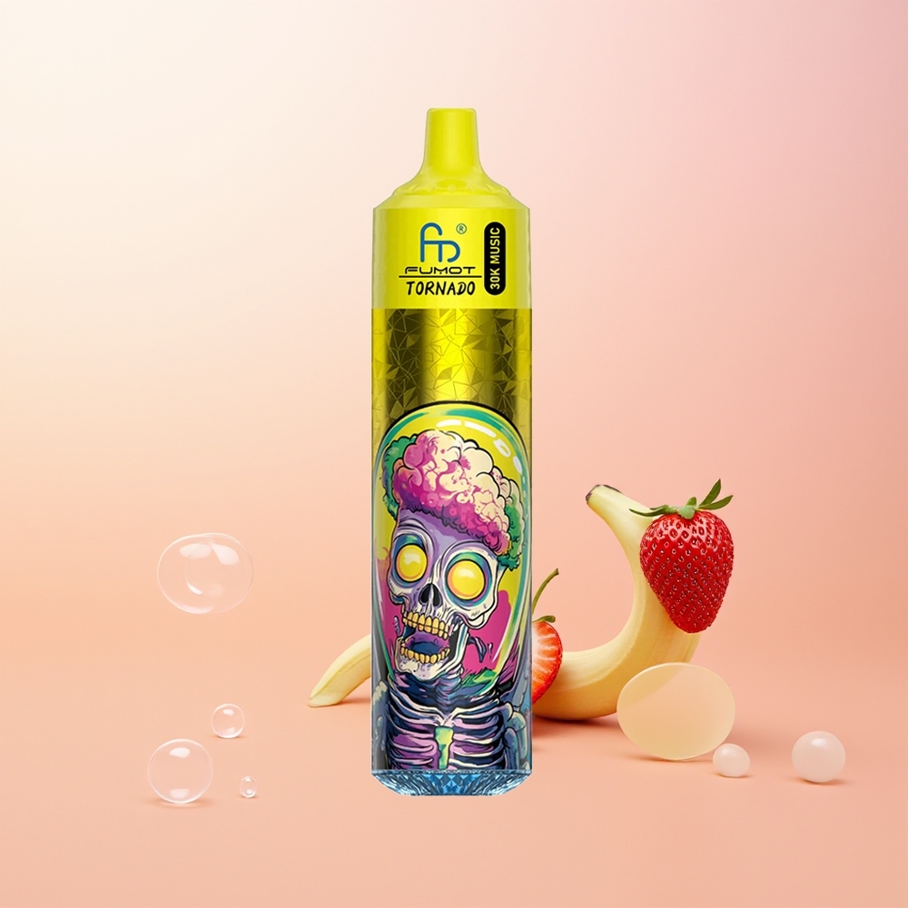 Fumot Randm Tornado 30000 موزة فراولة بشاشة LED وشحن 600mAh