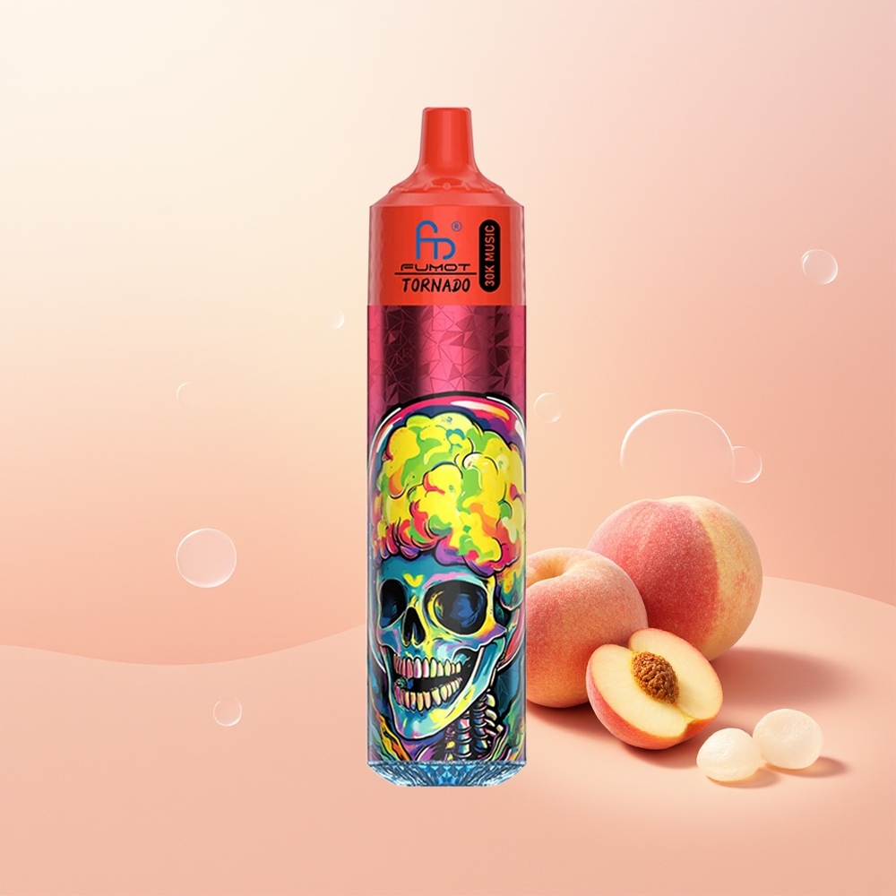 Fumot Randm Tornado 30000 خوخ التوت بشاشة LED