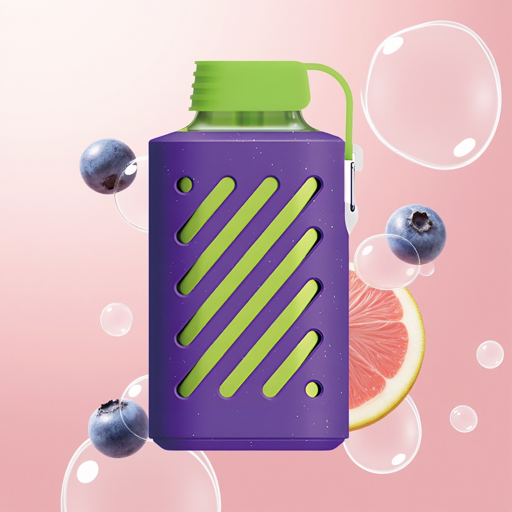 VOZOL GEAR 10000 توت أزرق جليدي مع سعة سائل 20 مل