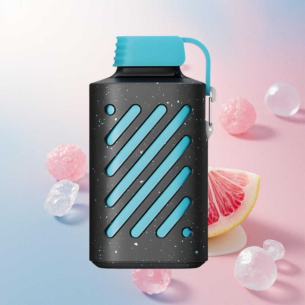 VOZOL GEAR 10000 أزرق توت الجليد مع سعة سائل 20 مل